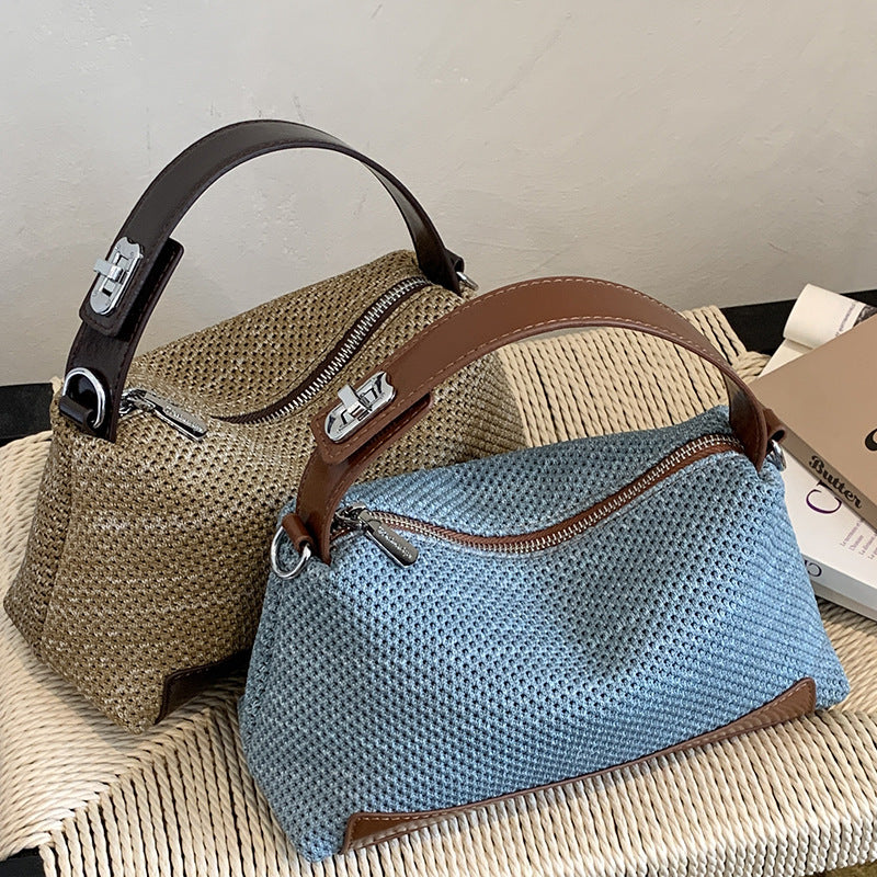 Minimalist Woven Lightweight Shoulder Bag 6W10BBG1857