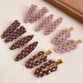 Simple Polka Dots Acetate Hair Claw Clip MK2PPIM6W6HCP1268