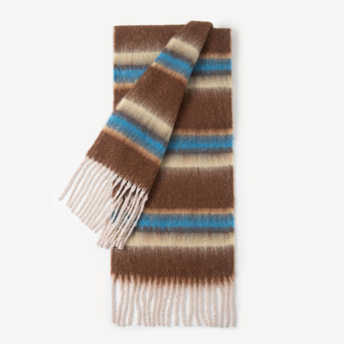 Mohair Tassel Scarf - DippedShop Wholesale - #1475