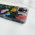 Zebra Print Graffiti Shockproof Protection iPhone Case 6Z13HPC208