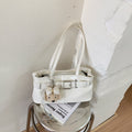 Vintage Buckle Commuter Baguette Shoulder Bag 6W10BBG2411