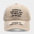 Stylish Letter Embroidery Adjustable Baseball Cap 8BK6HAT185L