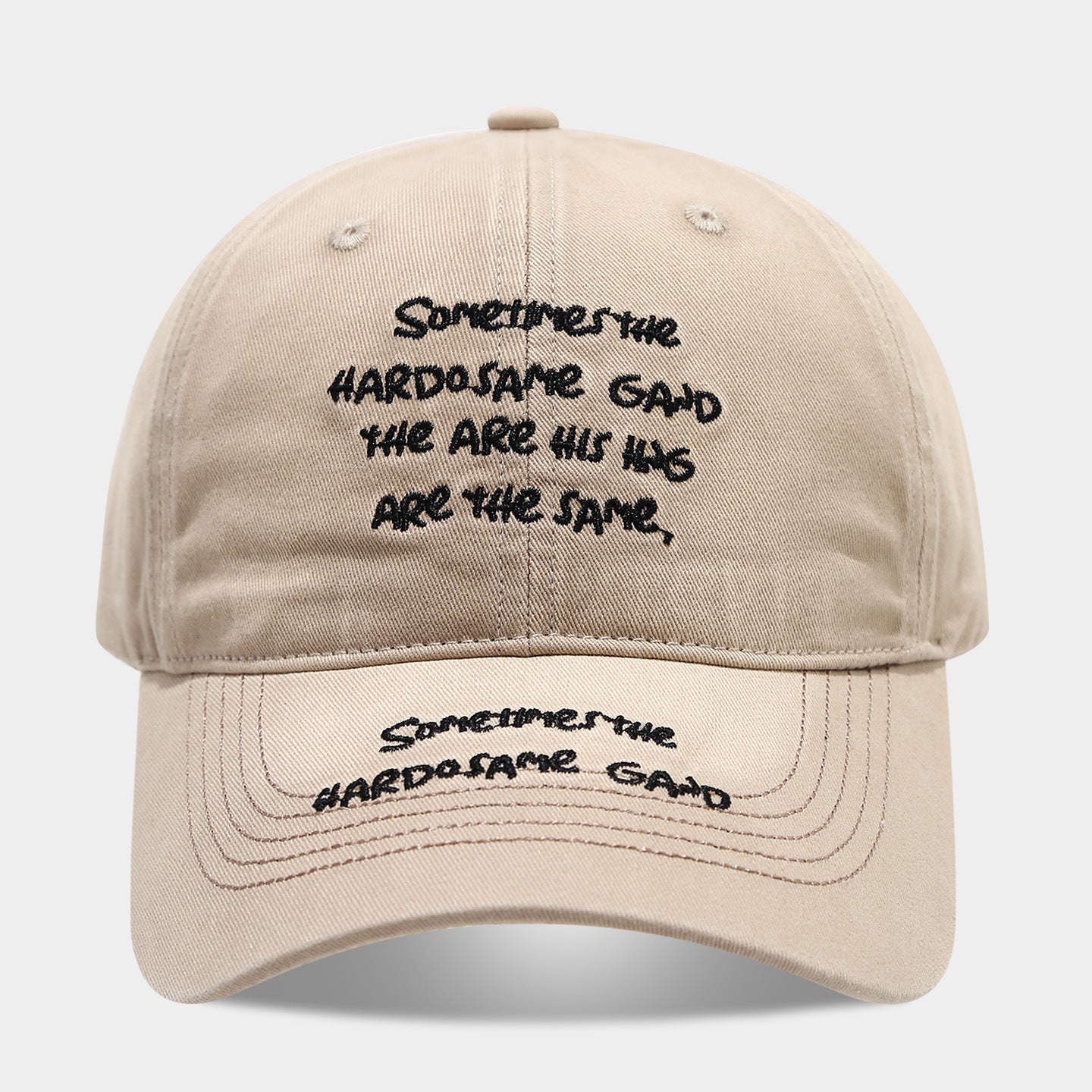 Stylish Letter Embroidery Adjustable Baseball Cap 8BK6HAT185L