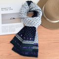 Jacquard Beaded Knit Scarf - DippedShop Wholesale - #1411