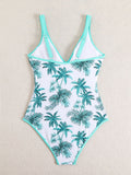 Sexy Floral One-Piece Swimsuit - DippedShop Wholesale - #1539