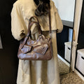 Retro Studded Shoulder Bag - DippedShop Wholesale - #4899