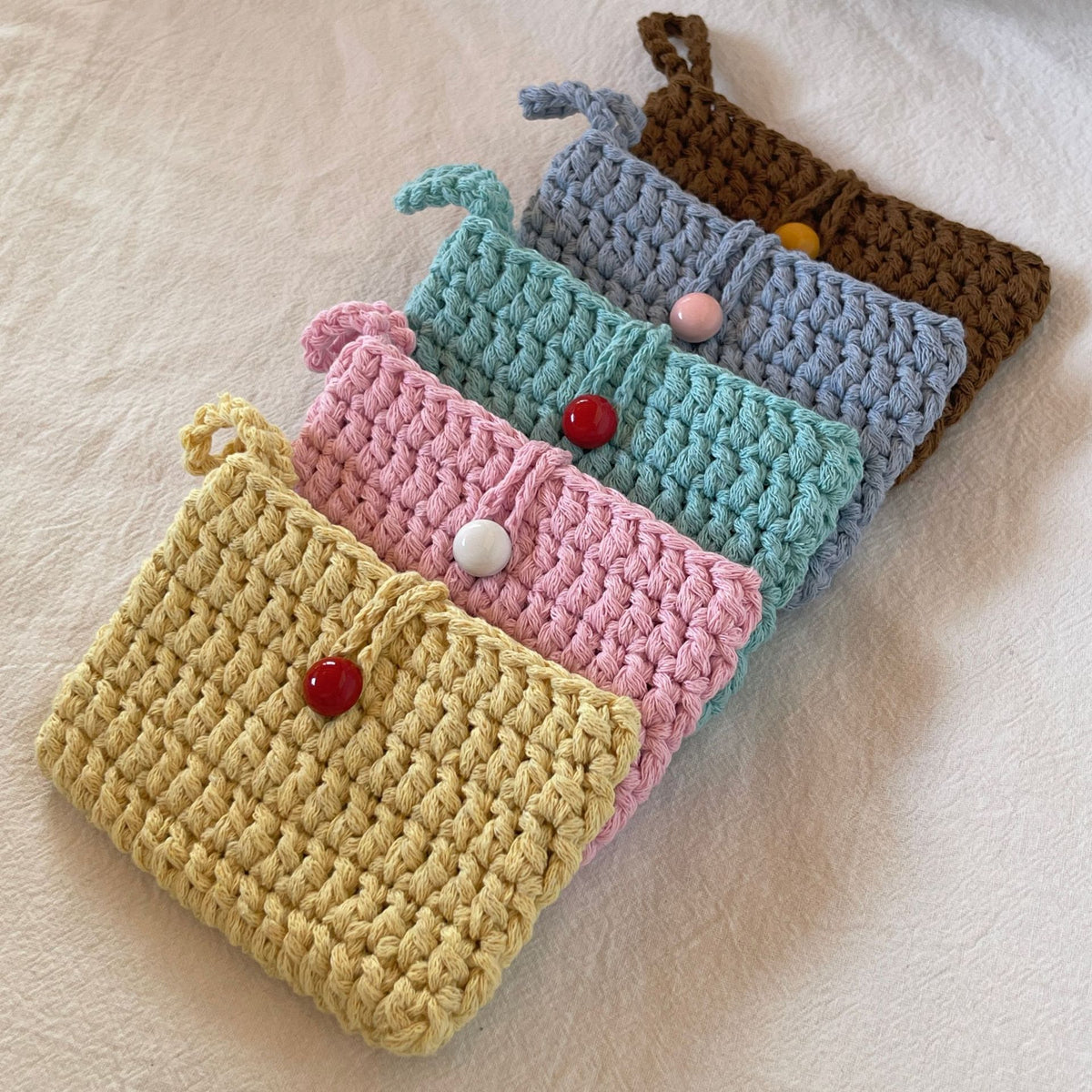 Crochet Mini Coin Purse - DippedShop Wholesale - #0819