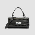 Vintage Crocodile Pattern Square Clutch Handbag 6W10BBG2413