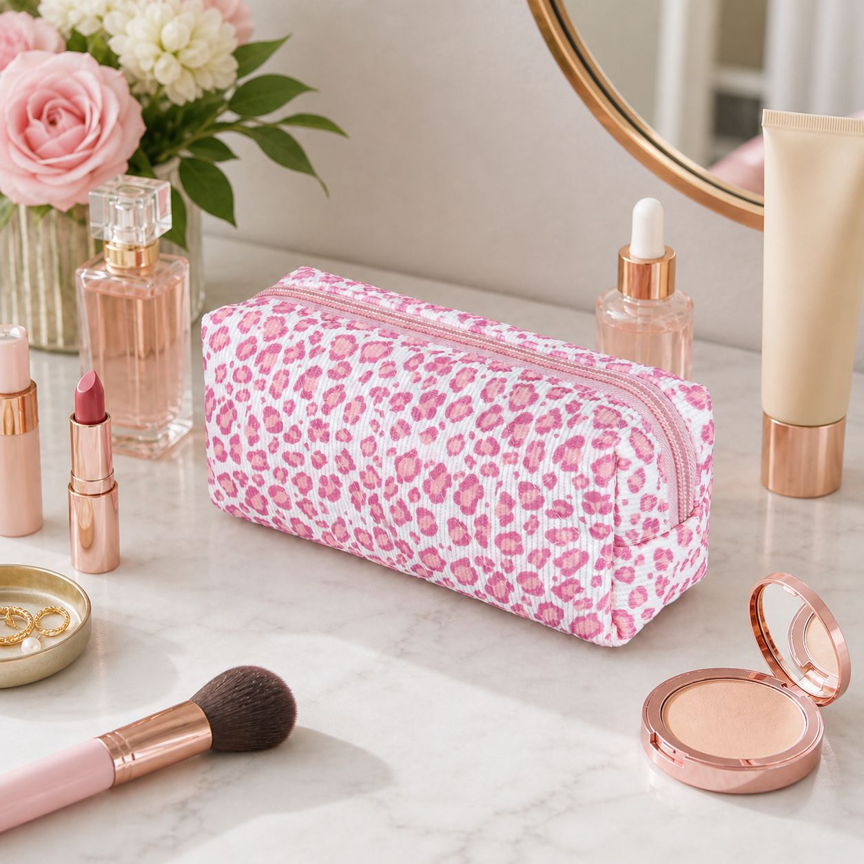Classic Leopard Print Portable Pencil Case 6S10BOB1034