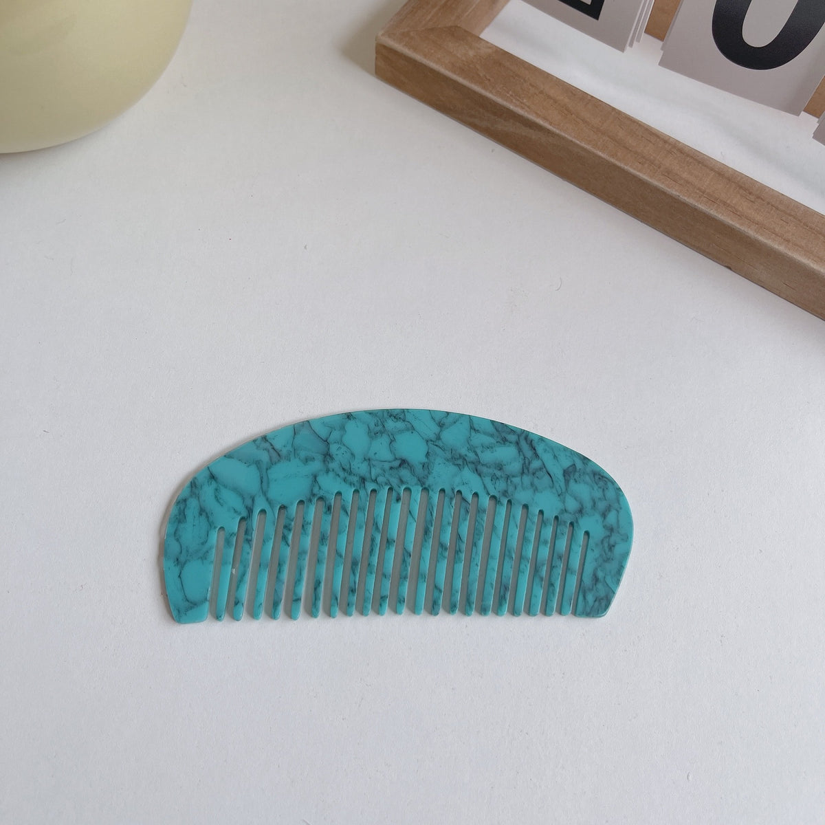 Checkered Half-Moon Combs - DippedShop Wholesale - #5907