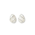 Enamel Teardrop Stud Earrings - DippedShop Wholesale - #3955