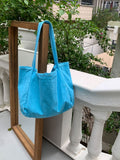 Simple Solid Color Large Capacity Shoulder Bag 6W10BBG2502