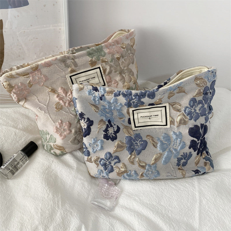 Flower Print Sweet Large Capacity Make Up Bag DP25A579