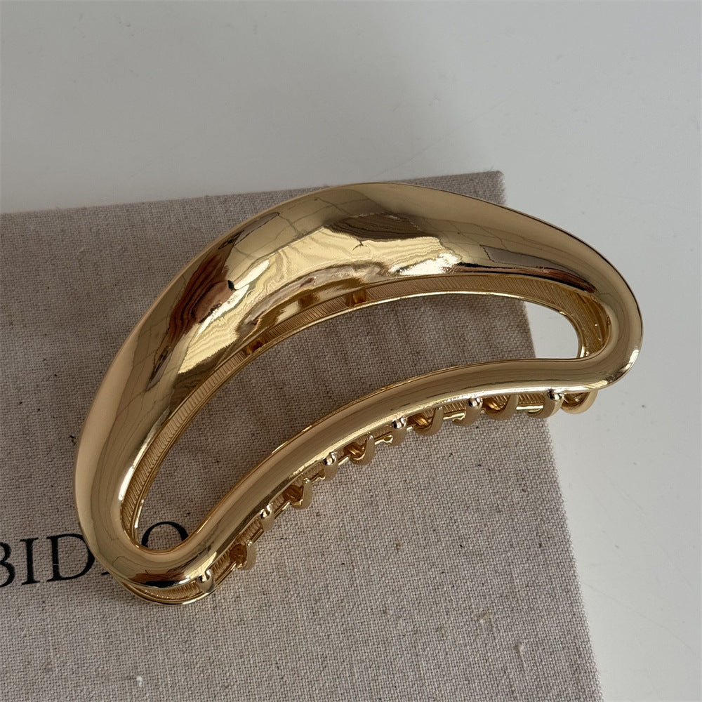Hollow Out Geometric Mteal Large Hair Claw MK2MBEP6W6HCP361