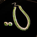 Elegant Geometry Rhinestone Choker Necklace 6W6JNC956