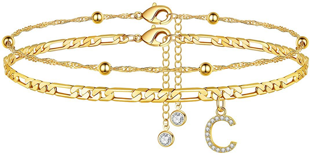 Trendy Initial Letter Gold Pla - DippedShop Wholesale - #7699