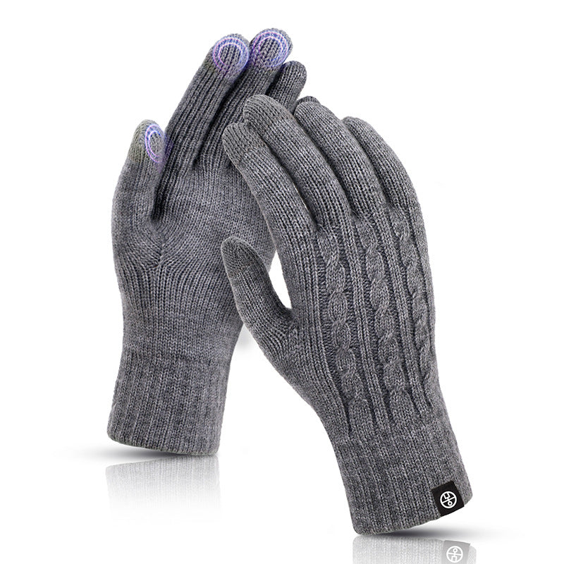 Cable Knit Gloves - DippedShop Wholesale - #3107