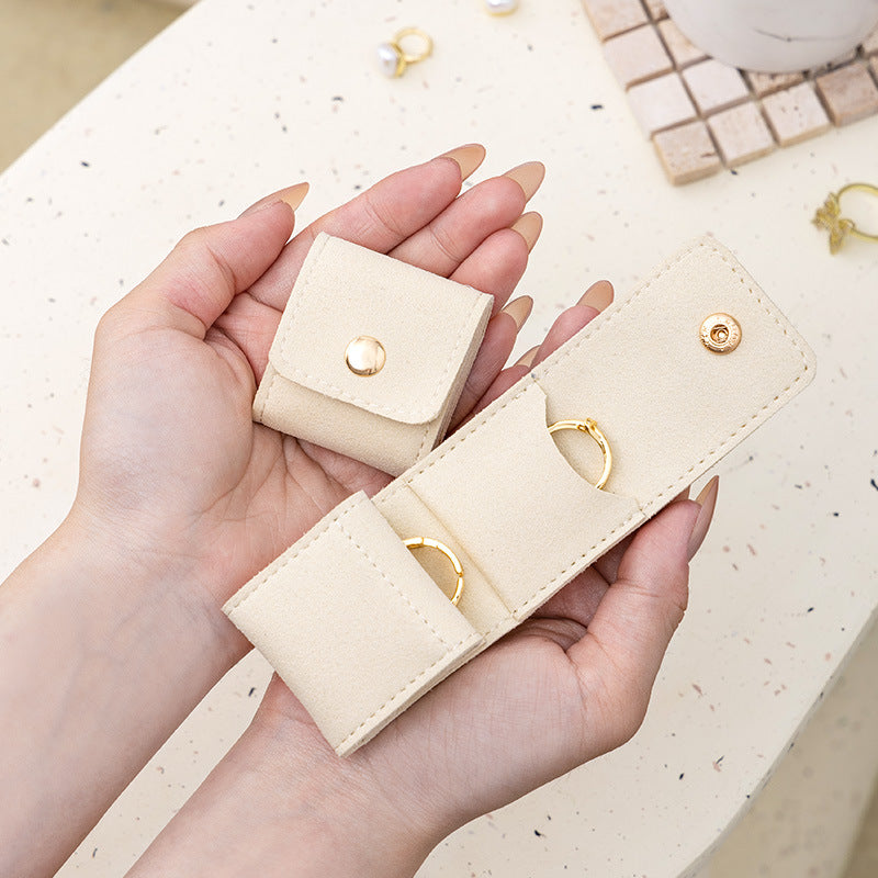 Trendy Solid Color Portable Ring Jewelry Case 6W13HSJ124