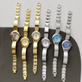 Minimalist Gold Analog Quartz Wrist Watch MK2SSAS6W6JWA14