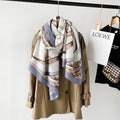 Floral Cotton Linen Scarf - DippedShop Wholesale - #8723