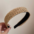 Stylish Hand Woven Hollow Out Wide Headband MK2SPM6W6HBD02