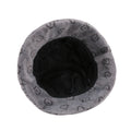 Cute Color Block Fluffy Fur Warm Bucket Hat 6W6HAT818