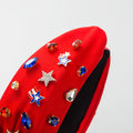 Stylish Solid Color American Flag Patch Hair Band 8AS6HBD63T