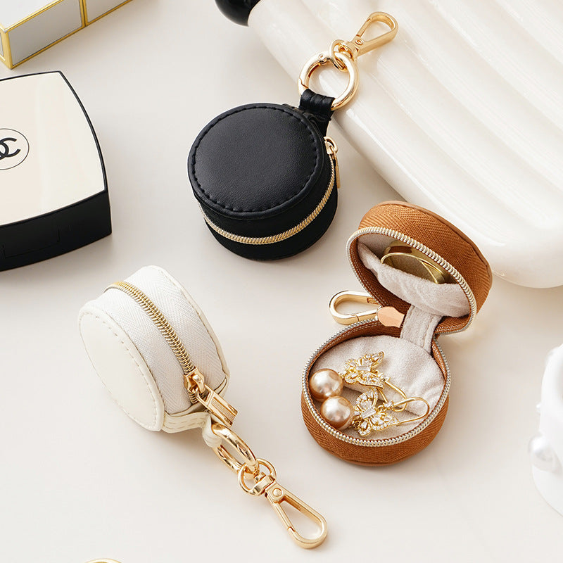 Cute Solid Color Bag Charm Jewelry Case 6W13HSJ109
