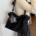 Faux Suede Tote Bag - DippedShop Wholesale - #8739