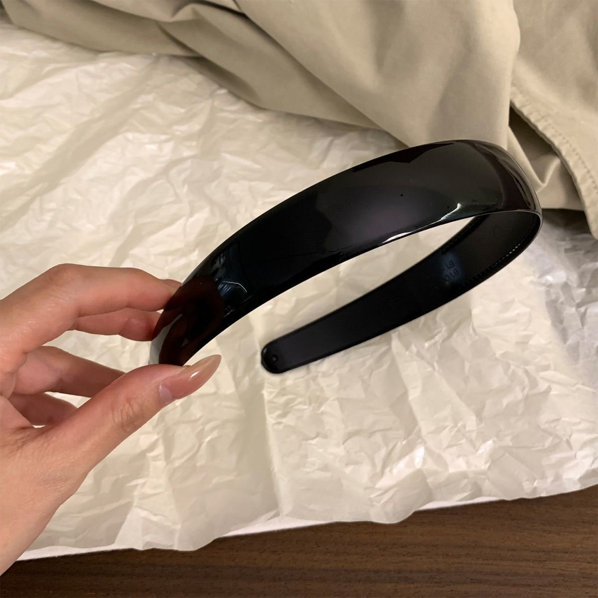 Minimalist Solid Color No-slip Wide Headband 6W6HBD406