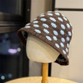 Polka Dot Knit Bucket Hat - DippedShop Wholesale - #8355