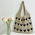 Hollow Out Knit Tote Bag - DippedShop Wholesale - #0067