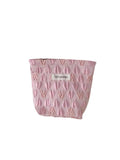Cute 3D Heart Print Outdoor Portable Cosmetic Bag 6S10BOB1109