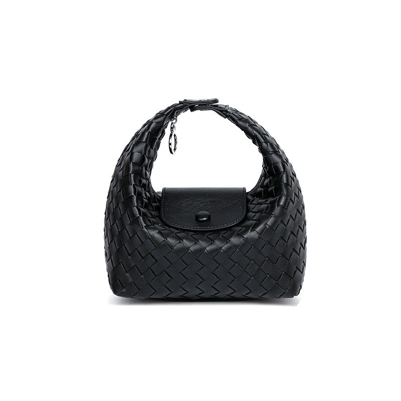 Woven Dumpling Handbag - DippedShop Wholesale - #2851