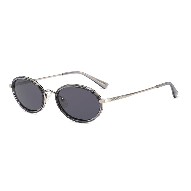 Polarized Metal Oval Sunglasses - DippedShop Wholesale - #8915