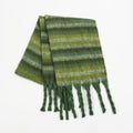 Plush Color Block Scarf - DippedShop Wholesale - #9603