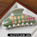 Sweet Santa Claus Print Hair Claws 6W6HCP1697