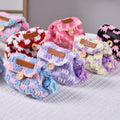 Cute Crochet Color Block Mini Coin Earbud Case 6S10BWB112