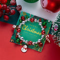 Christmas Snowflake Santa Claus Beaded Bracelet 6W6JBR649