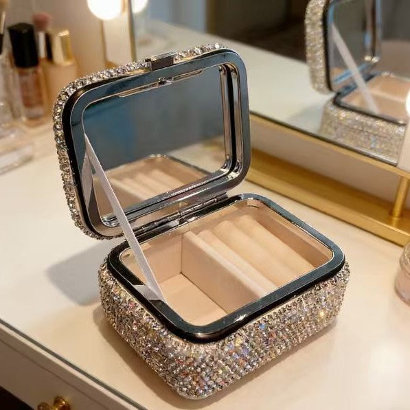 Mini Rhinestone Jewelry Box - DippedShop Wholesale - #1091