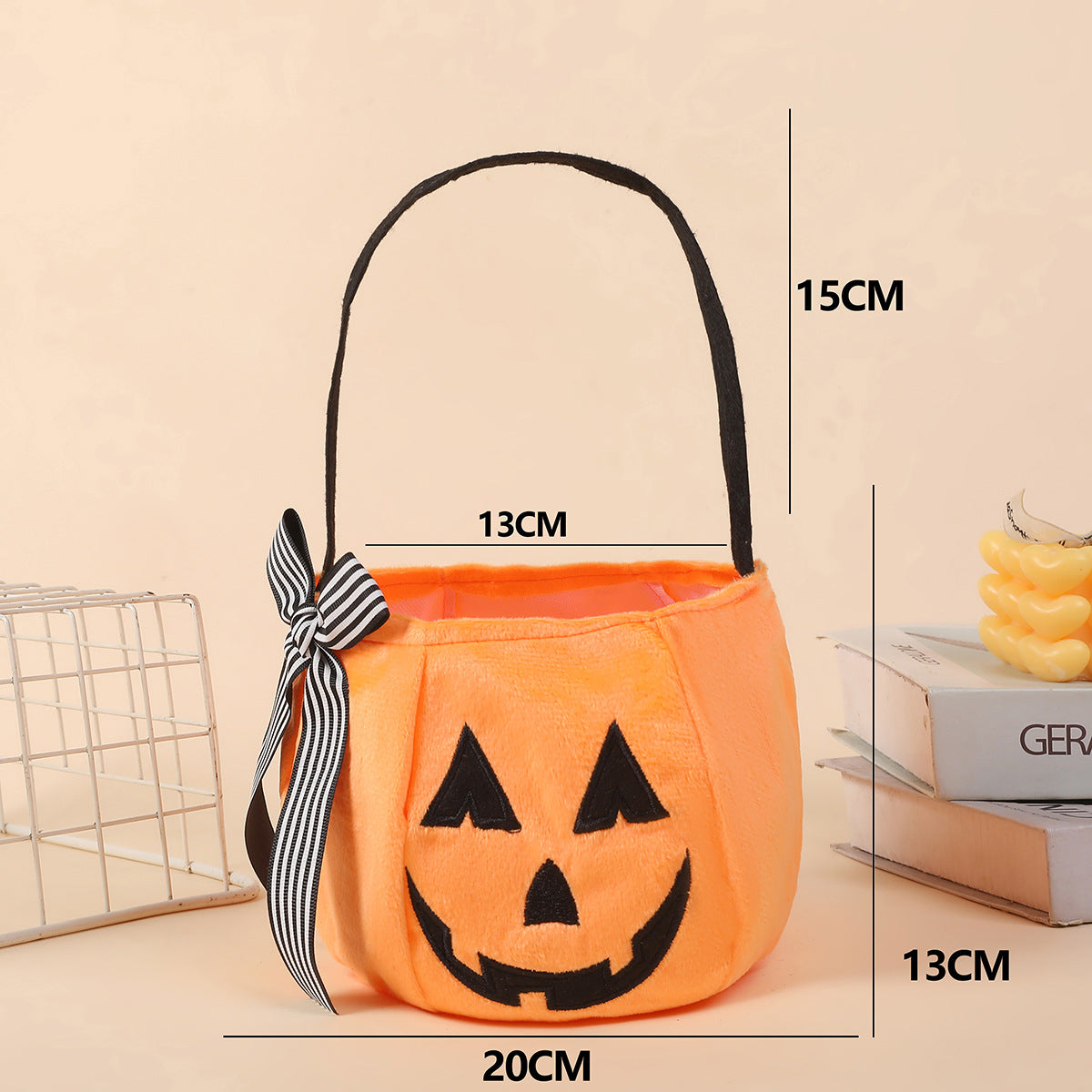 Plush Pumpkin Candy Bag - DippedShop Wholesale - #6115