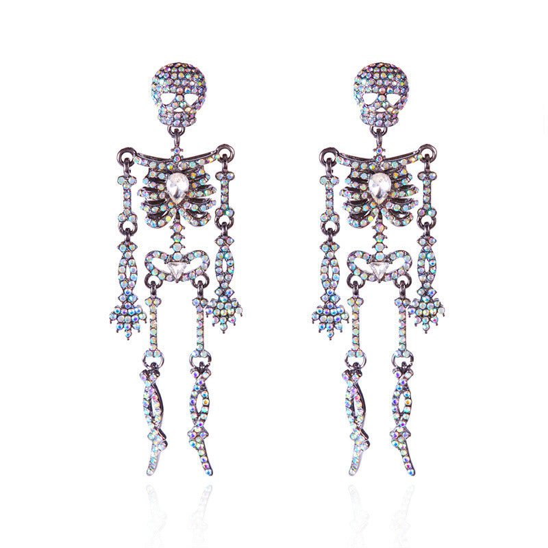 Skeleton Drop Earrings - DippedShop Wholesale - #1123