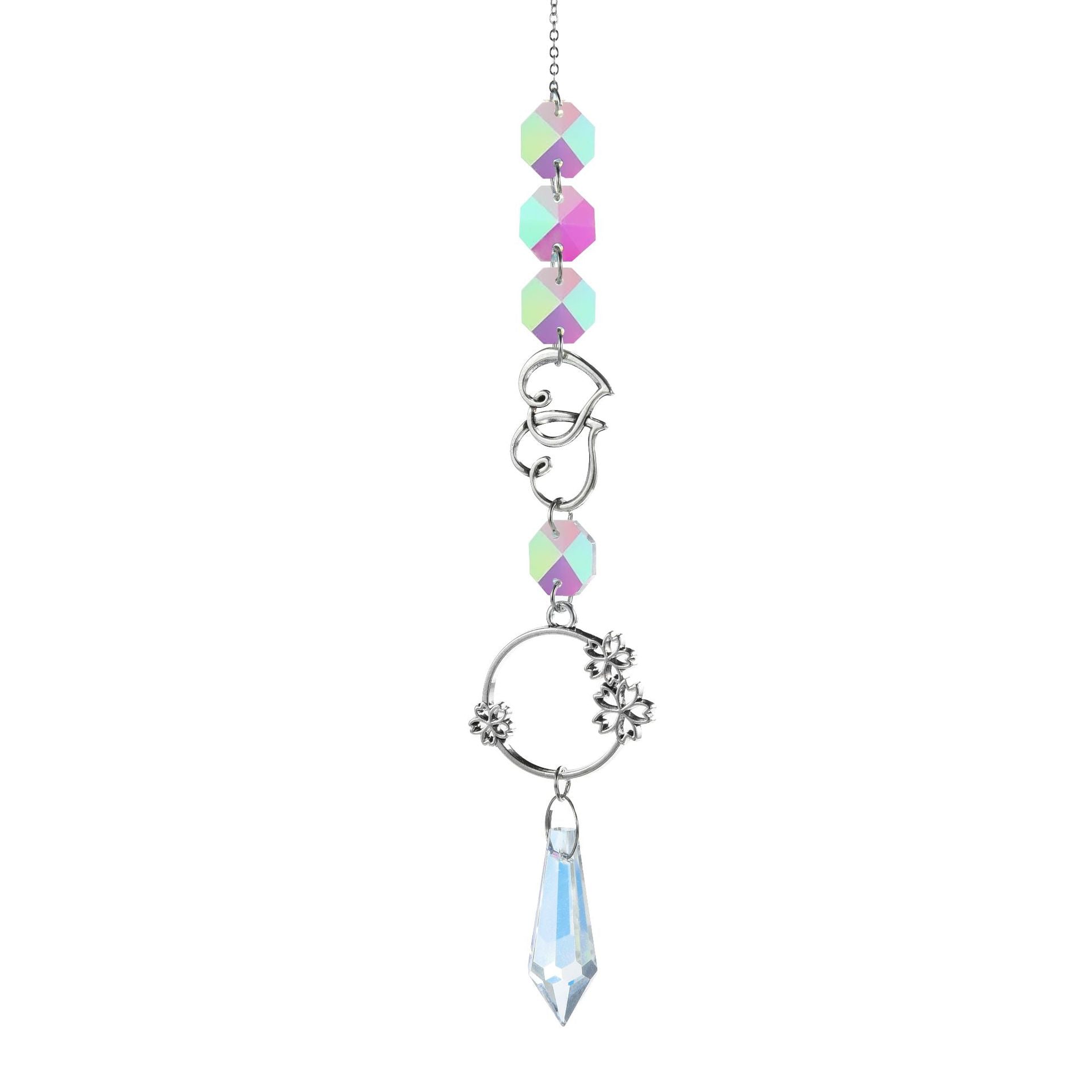 Moon Crystal Suncatcher - DippedShop Wholesale - #4499