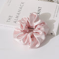 Simple Solid Color Silk Hair Scrunchies 6W6HSR330