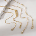 Gold Plated Pearl Bracelet - DippedShop Wholesale - #9715