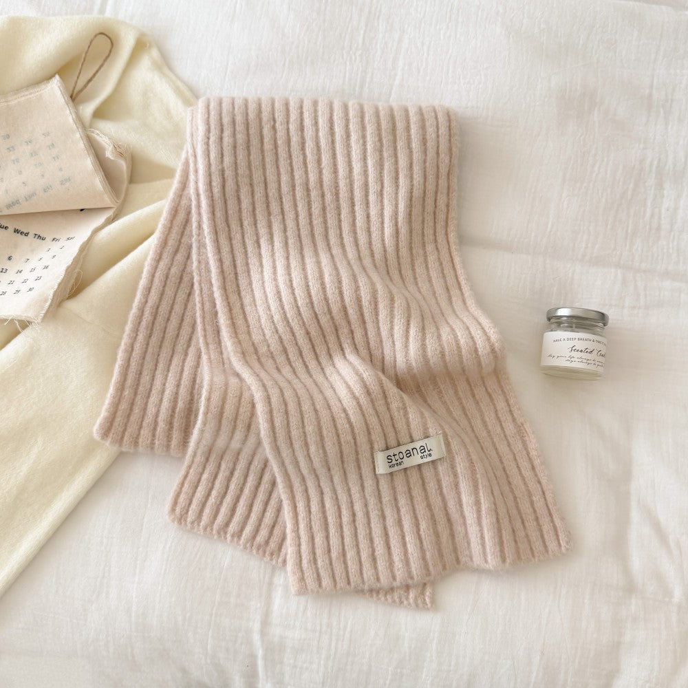 Winter Soft Wool-Blend Warm Knit Scarf 6W6NSC95