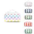 Stylish Striped Waterproof PVC Cosmetic Bag MK2BLW6C5CO21
