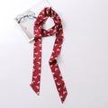 Retro Leopard Print Silk Scarf 6W6NSI218