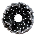 Sweet Layered Polka Dot Stripe Ruffle Scrunchie 6W6HSR469