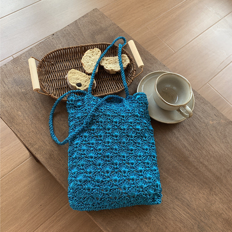 Hand-Crochet Shoulder Bag - DippedShop Wholesale - #7043